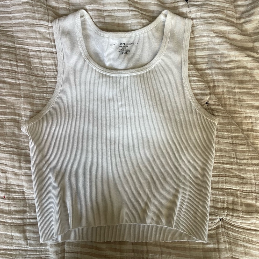 Brandy Melville White Tank - Picture 3 of 6